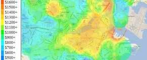 Boston Apartments Rent Map